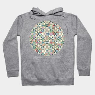 Muted Moroccan Mosaic Tiles Hoodie